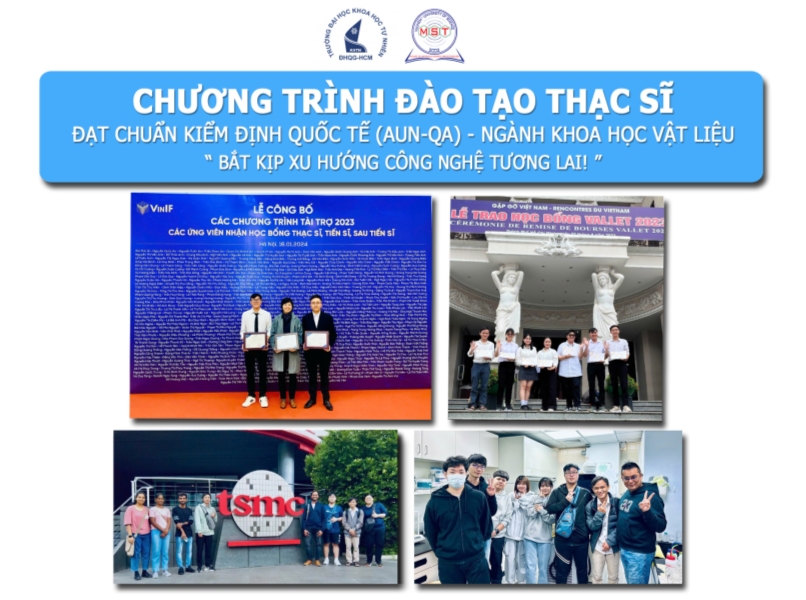 CHƯƠNG TRÌNH ĐÀO TẠO THẠC SĨ ĐẠT CHUẨN KIỂM ĐỊNH QUỐC TẾ