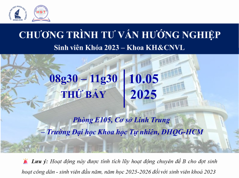 CHUYÊN ĐỀ B: TƯ VẤN HƯỚNG NGHIỆP - KỸ NĂNG VIẾT CV VÀ COVER LETTER 