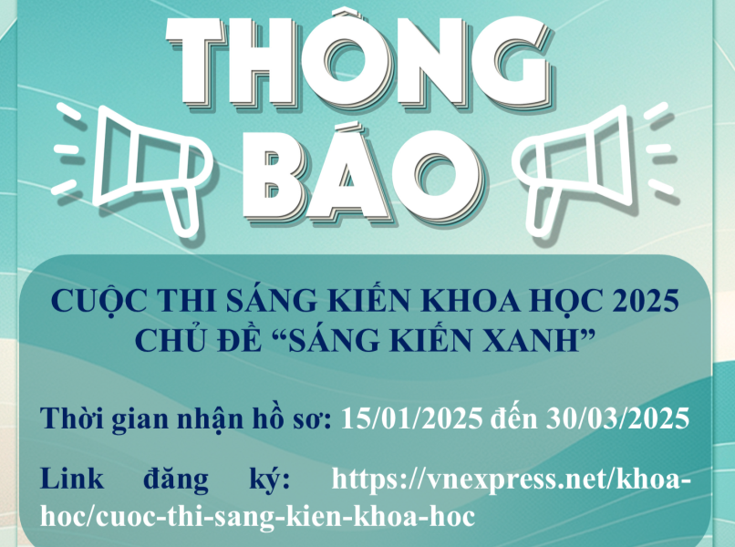 GIỚI THIỆU CUỘC THI SÁNG KIẾN KHOA HỌC 2025 