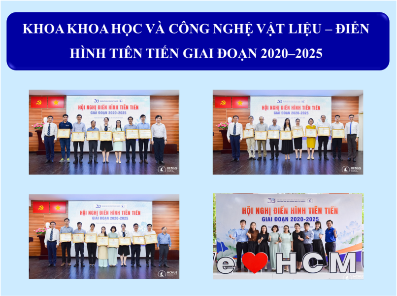 KHOA KHOA HỌC VÀ CÔNG NGHỆ VẬT LIỆU – ĐIỂN HÌNH TIÊN TIẾN GIAI ĐOẠN 2020–2025
