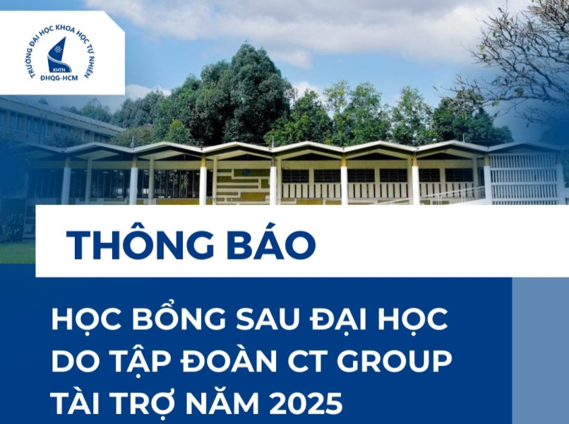 Thông báo Chương trình học bổng Sau Đại học do tập đoàn CT Group tài trợ năm 2025