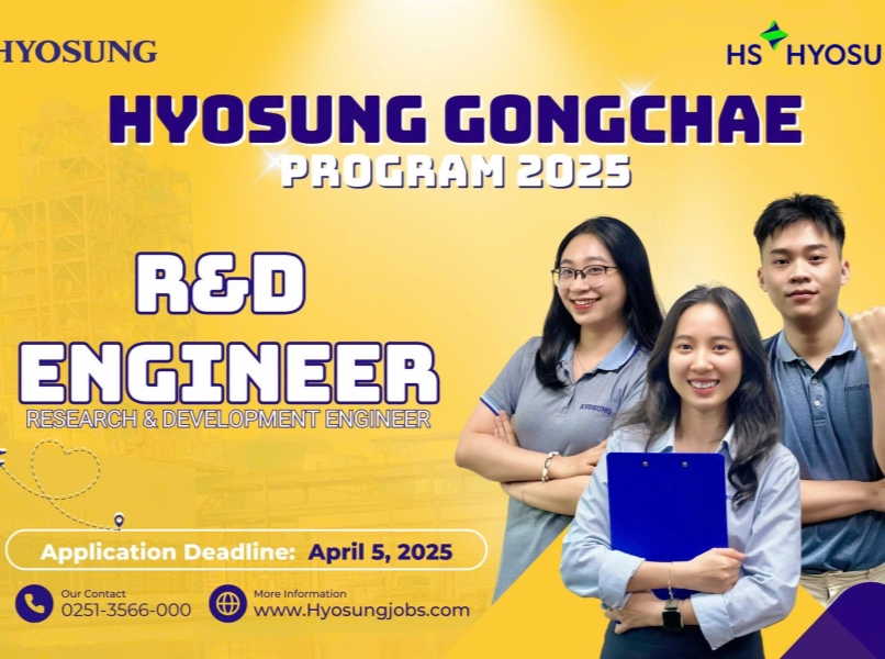 [TUYỂN DỤNG] HYOSUNG GONGCHAE PROGRAM 2025