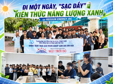 ĐI MỘT NGÀY, “SẠC ĐẦY” KIẾN THỨC NĂNG LƯỢNG XANH