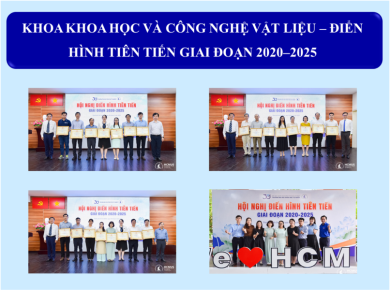 KHOA KHOA HỌC VÀ CÔNG NGHỆ VẬT LIỆU – ĐIỂN HÌNH TIÊN TIẾN GIAI ĐOẠN 2020–2025