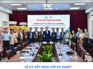  Lễ ký kết Biên bản ghi nhớ hợp tác (MOU) với Công ty Cổ phần Sơn Dầu khí Việt Nam (PV PAINT) 