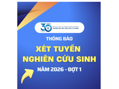 Thông báo xét tuyển nghiên cứu sinh trong nước năm 2026 – đợt 1